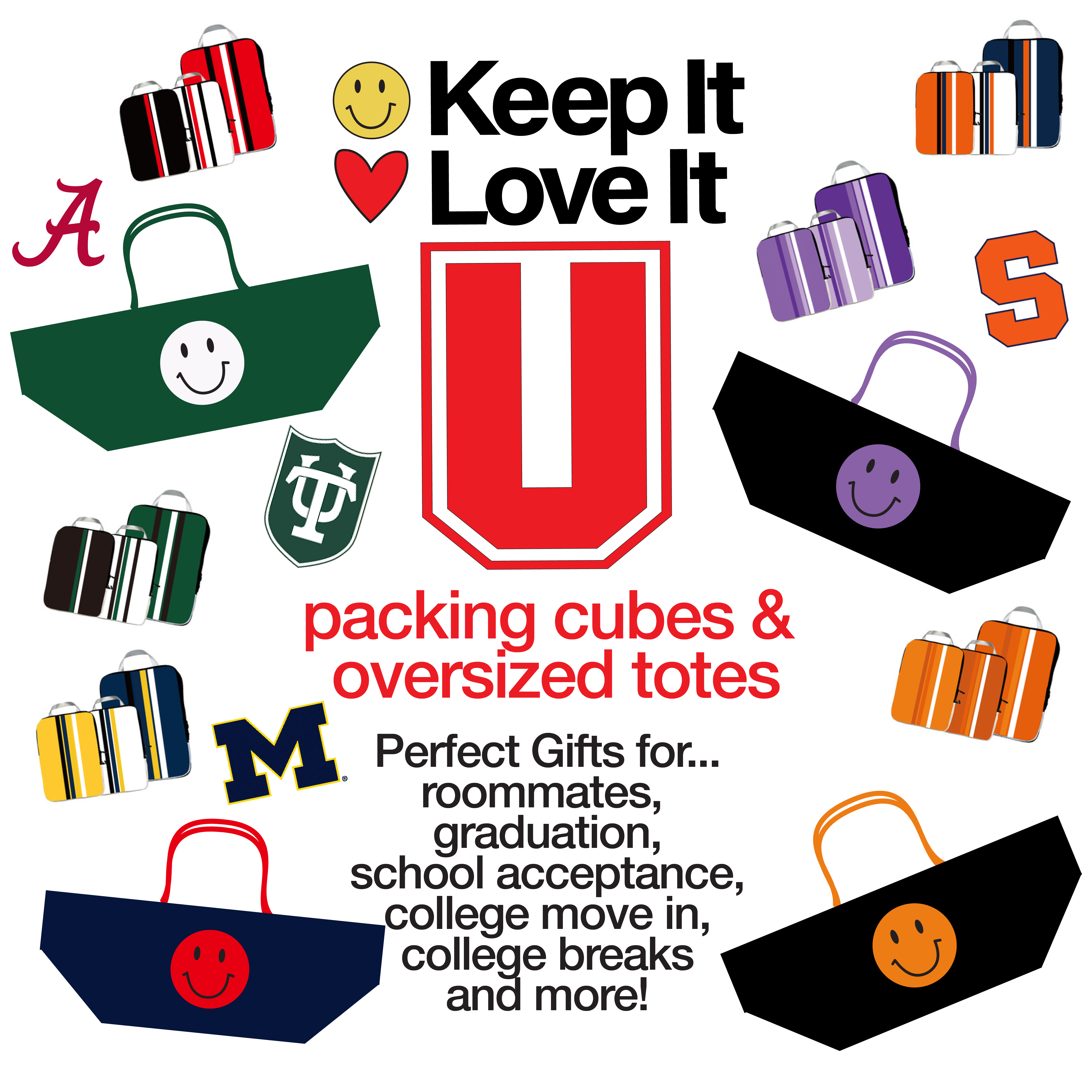 Keep It Love It - Wholesale Packing Cube - THREE'S A CHARM PACKING CUBES15