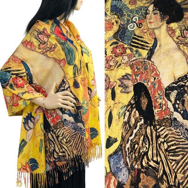 The Magic Scarf Company – Großhandel Schultertuch – Damen – 3180 - Schals mit Wildlederoptik und Kunstknöpfen27