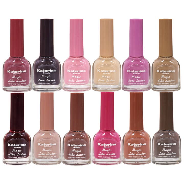 ASSORTED Magic Luster Glossy Nail Polish - 24 Color for wholesale on Faire5