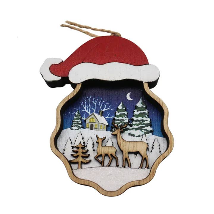 Keeraft - Wholesale Ornament Set - Handmade Multi-Layer Wood Crafts for Home Decore1