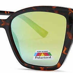 LIQUIDATION Lunettes œil-de-chat polarisées en gros - POL3234 pour la vente par West Coast Sunglasses
