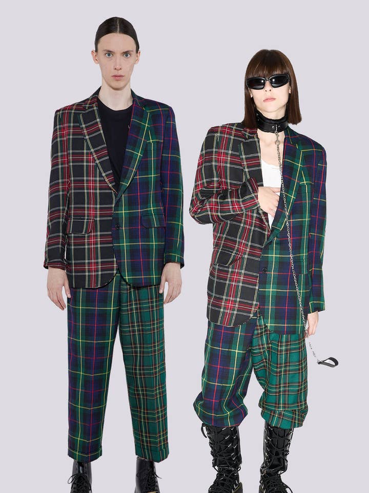 LUIS JACKET GREEN & RED for wholesale by Come On Europe