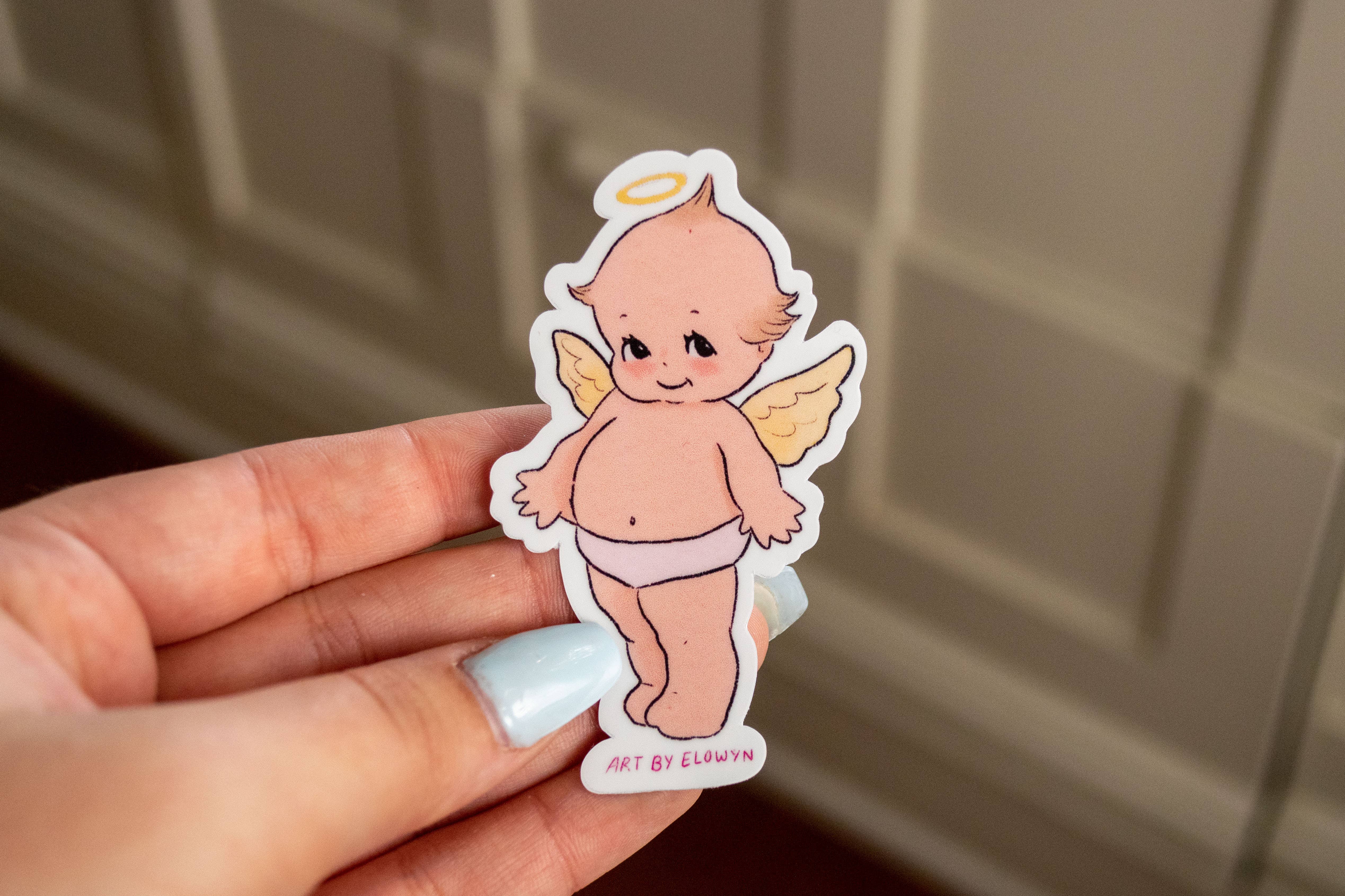 Art By Elowyn - Wholesale Sticker - Cupid Baby Sticker0