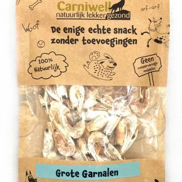 Carniwell; SW Pet Products – wholesale Godis - Hund – Carniwell Stora Räkor 40g0