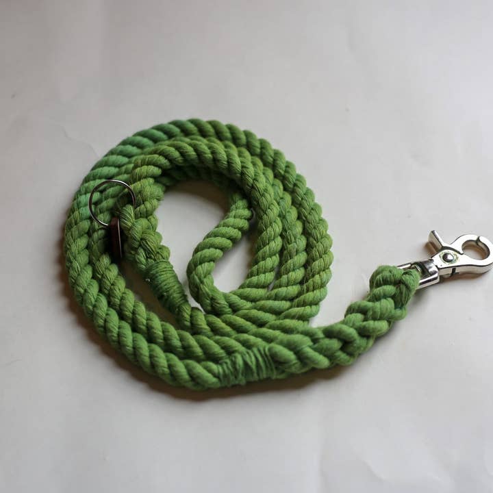 Grönt rep hund koppel för wholesale av Kai’s Canine Creative