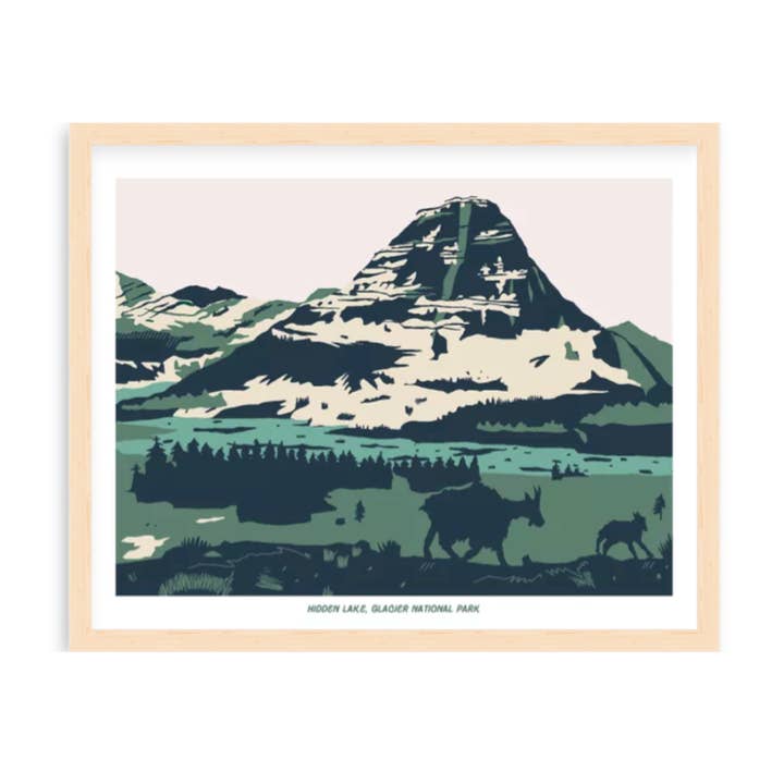 Glacier National Park Hidden Lake for wholesale by Tessa Heck Studio