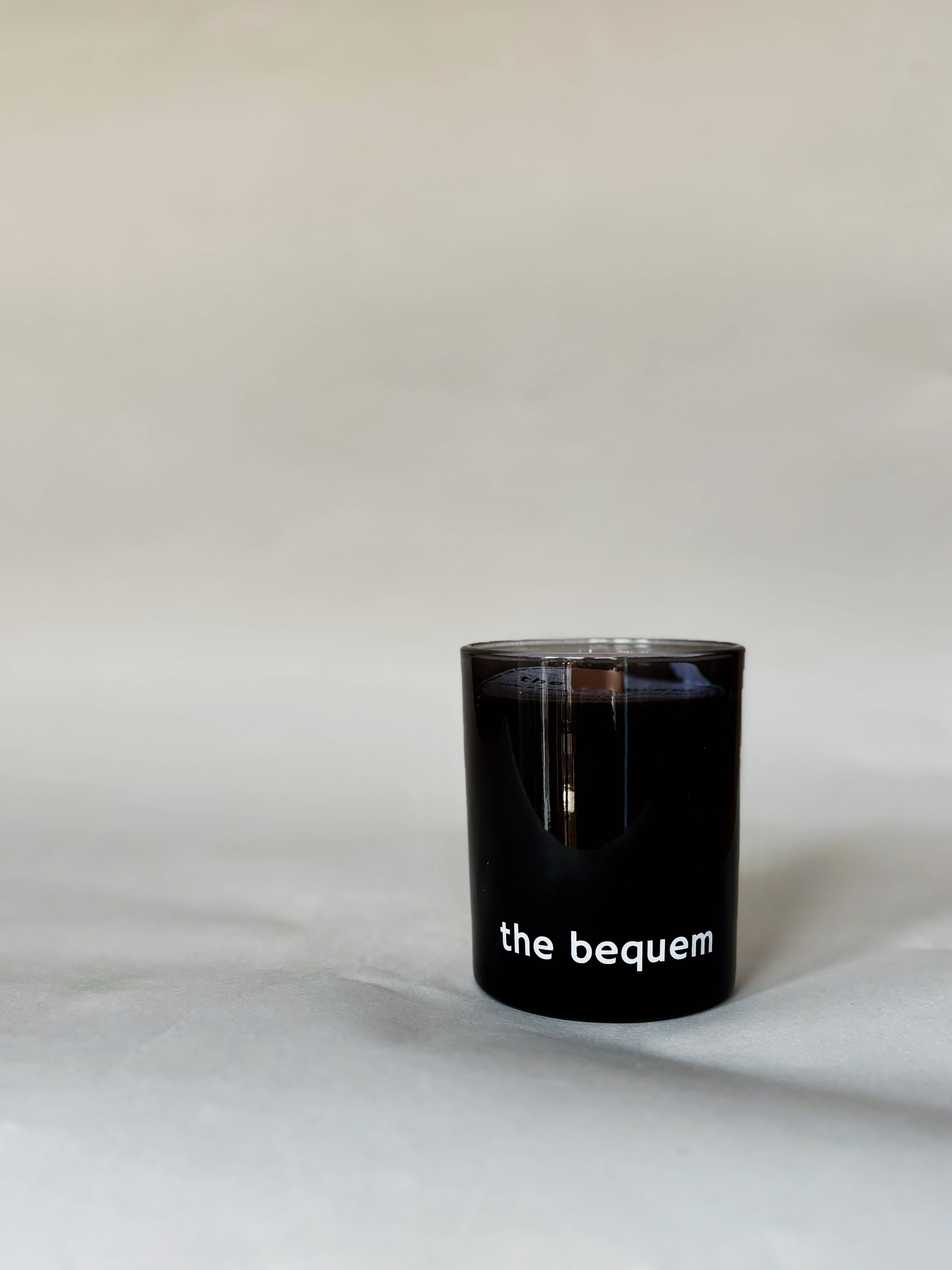 the bequem - Wholesale Jar/Filled Candle - Bergamot & Oakmoss Soy Wax, Wooden Wick Candle