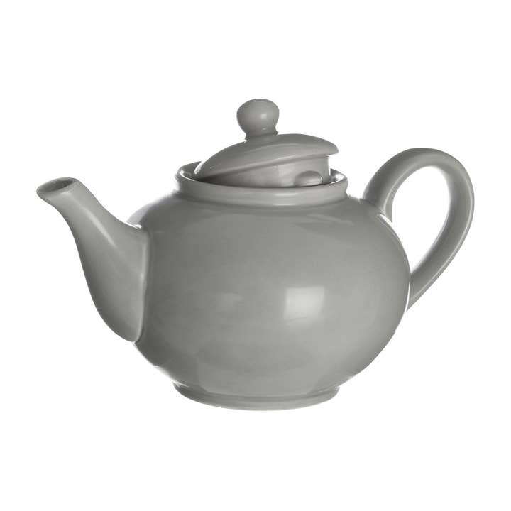 Interiors by Premier – wholesale Tea pot – Matte Grey Dolomite Teapot3
