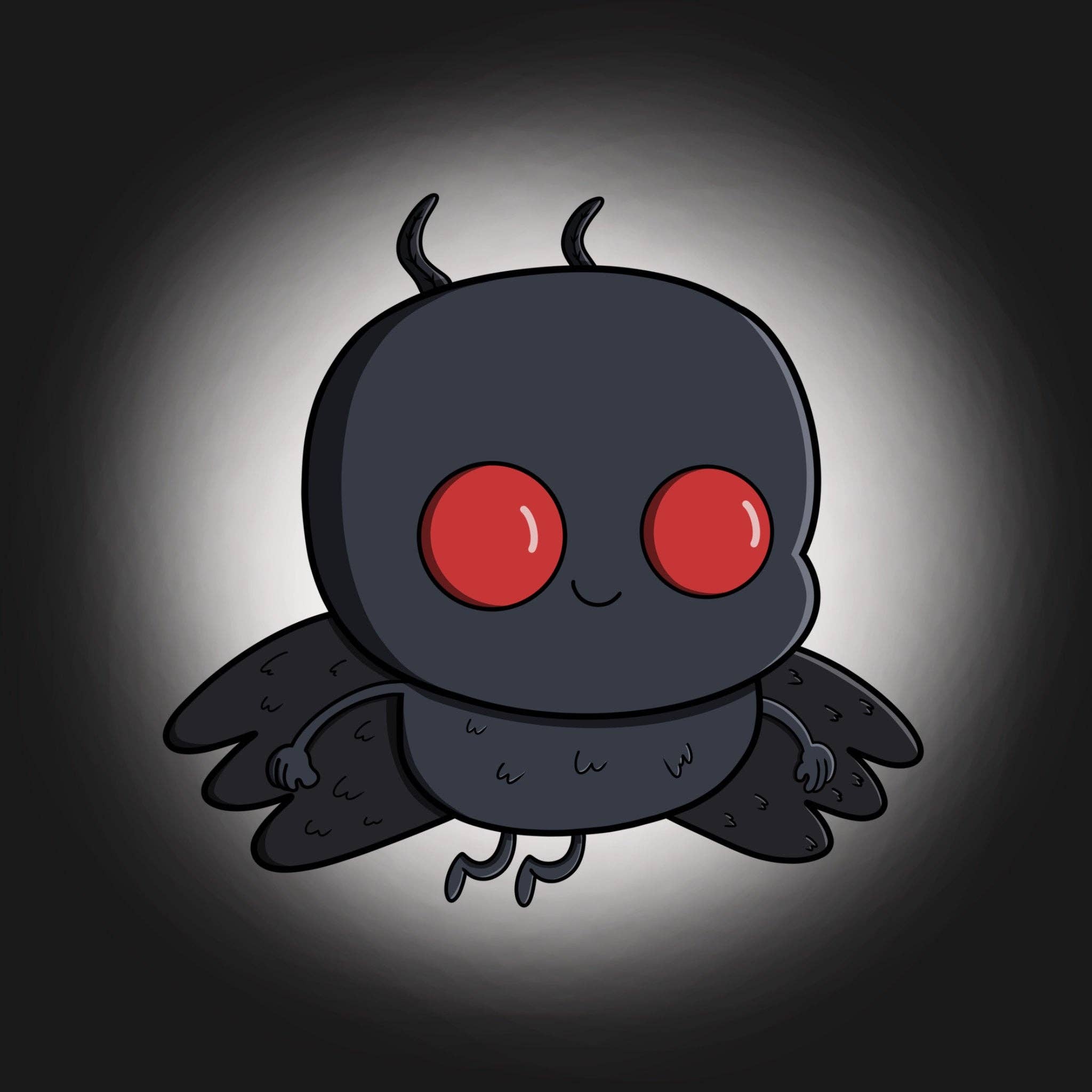 Spooky Shake Studios - Wholesale Art Print - Cute Mothman Art | Mothman Wall Art | Cute Cryptid Print1
