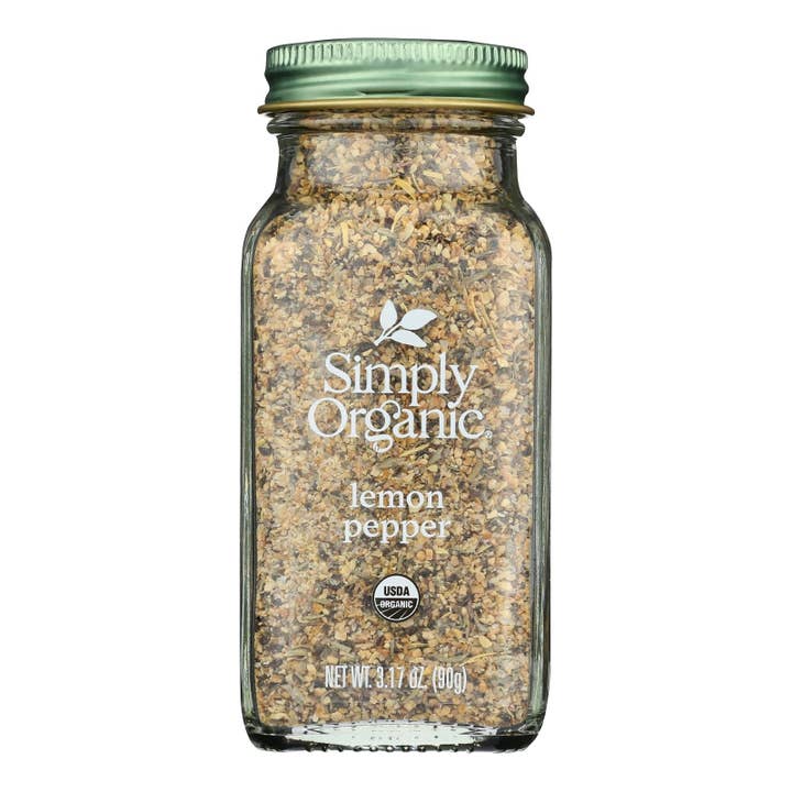 Everyday Supply Co - Wholesale Dried Spice - Simply Organic Lemon Pepper, 6-Pack, 3.17 oz Each