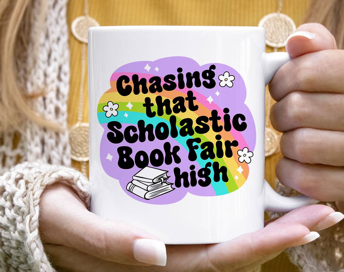 House Of Rodan - Wholesale Coffee Mug - Chasing That Scholastic Book Fair High - Book Coffee Mug 0