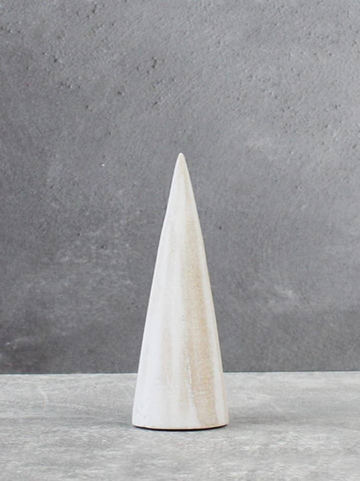 EL1210W WOODEN SMALL RING CONE (10cm) for wholesale by Suzie Blue