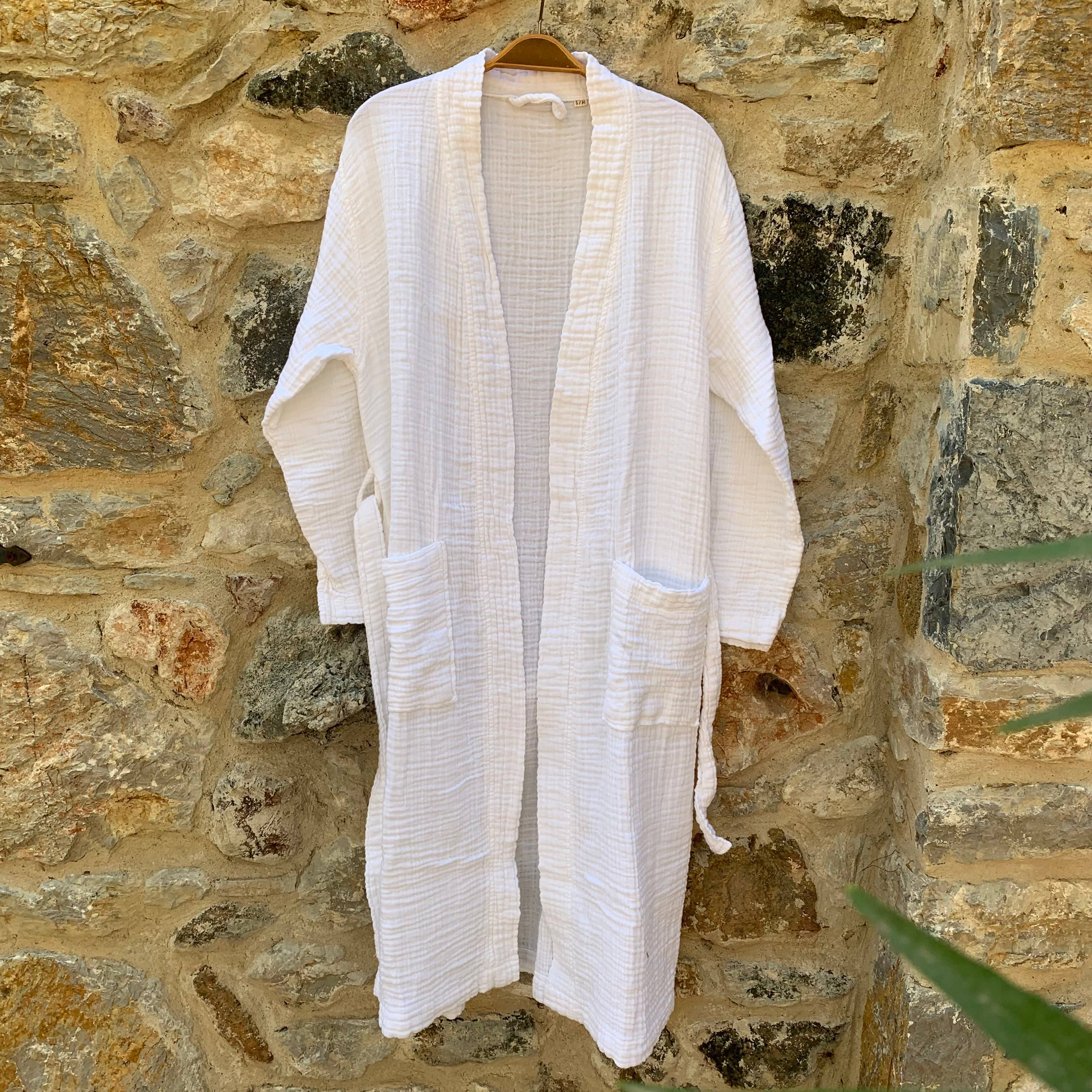 loom.ist - Wholesale Robe - Unisex - Muslin Bathrobe6