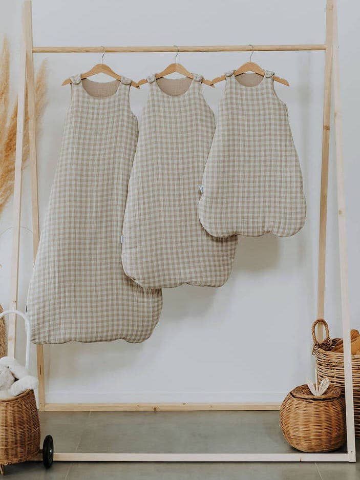 Vichy Galet sleeping bag 6-24 months for wholesale by Manufacture des bébés français