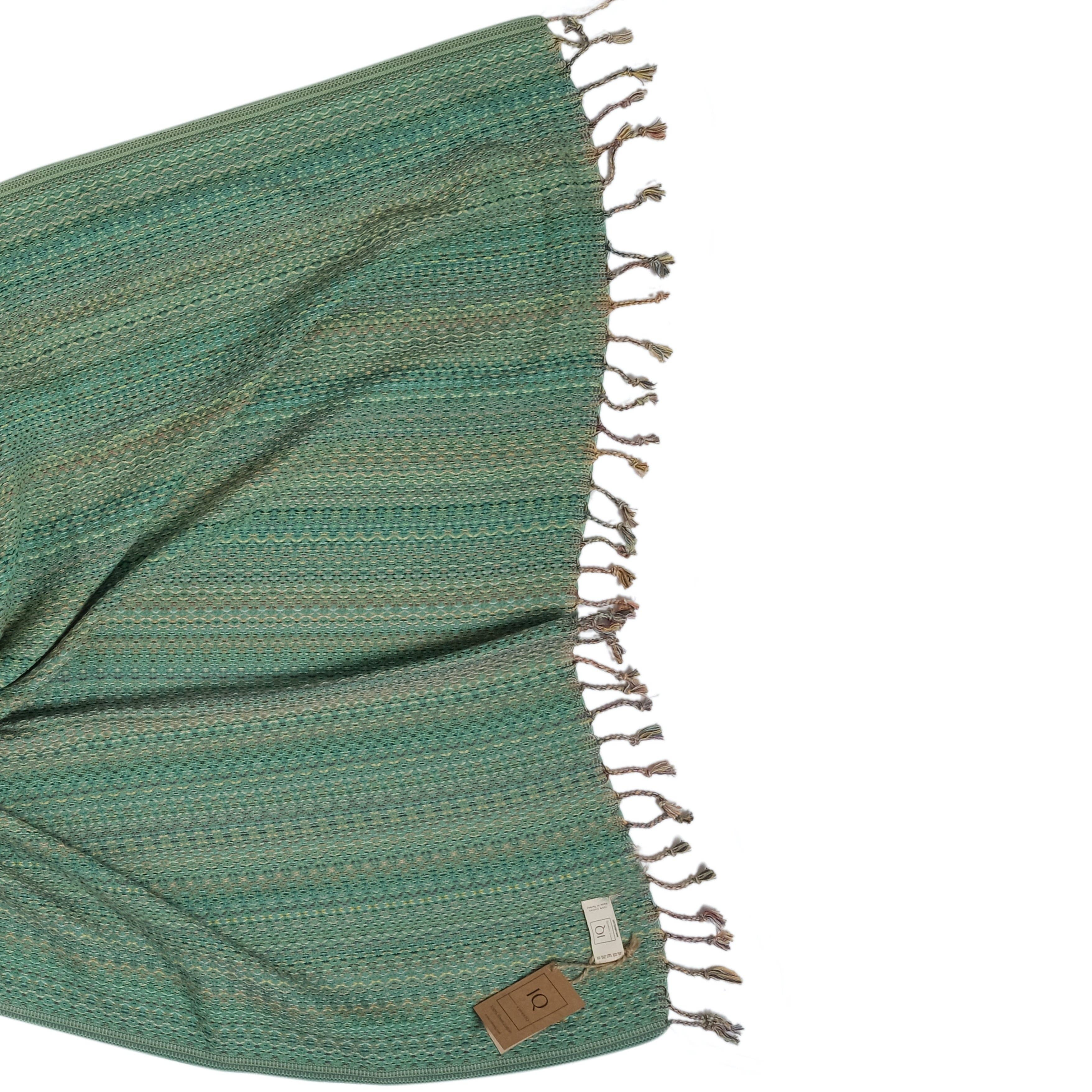 cotonIQ - Wholesale Bath Towel - hammam towel | sauna towel | beach towel | Mexico |green|180x100cm6