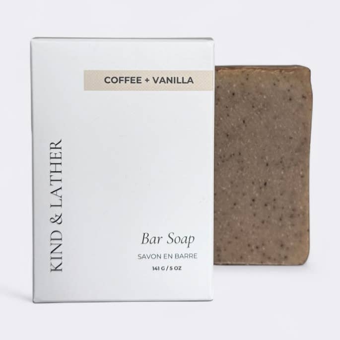 Kaffe + Vanilje | Håndlavet Sæbe for engroshandel hos KIND & LATHER