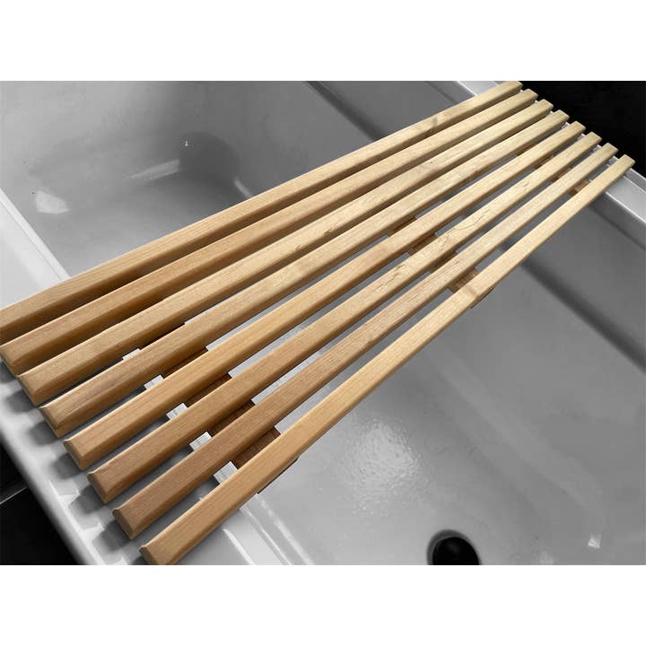 Howells Wood Products - Wholesale Bath Caddy - natural wood bath caddy/tray made of repurposed wood4