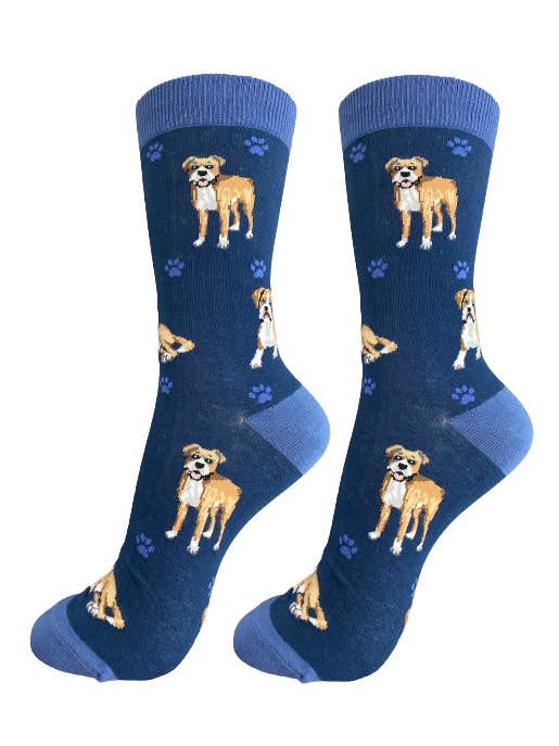E&S Pets - Wholesale Socks - Unisex - Boxer Socks - Fun Novelty Dog Socks - Unisex