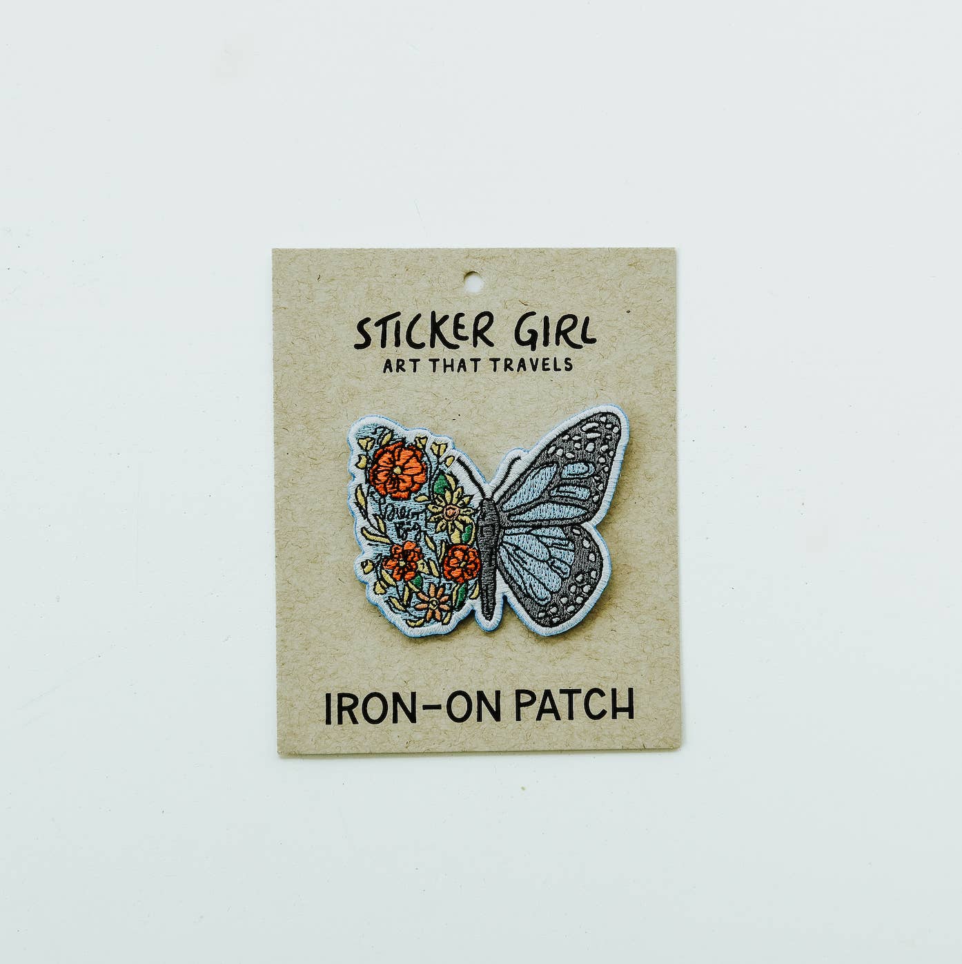 Sticker Girl - Wholesale Patch - Flower Butterfly Embroidered Iron On Patch