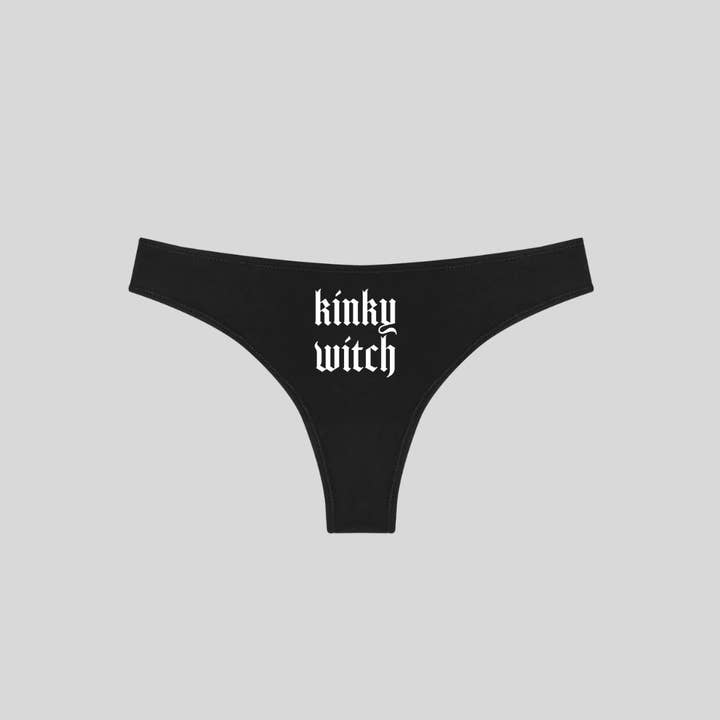 Wickedly Divine Shop - Wholesale Underwear - Women's - Gothic Witchy Alternative Lingerie, Kinky Witch Thong