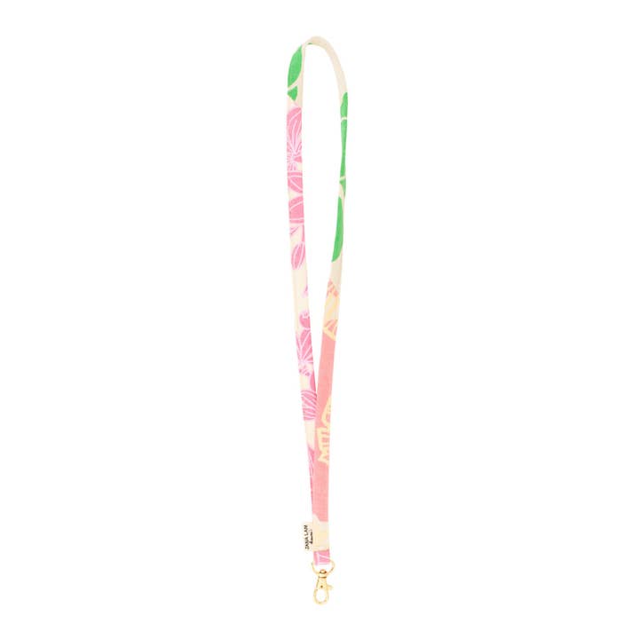 Lanyard • Flamingo Pink and Kelly Green for wholesale by Jana Lam