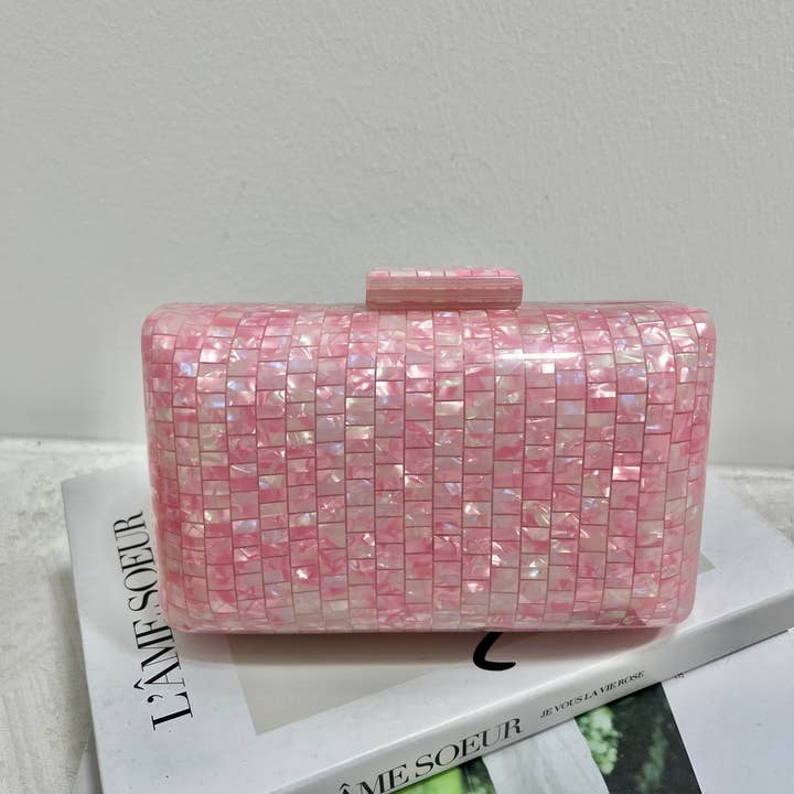 SWEET MAGIC MODA Y COMPLEMENTOS – Großhandel Clutch – Damen – Party-Tasche mit Perlmutt-Effekt, 2er-Pack1