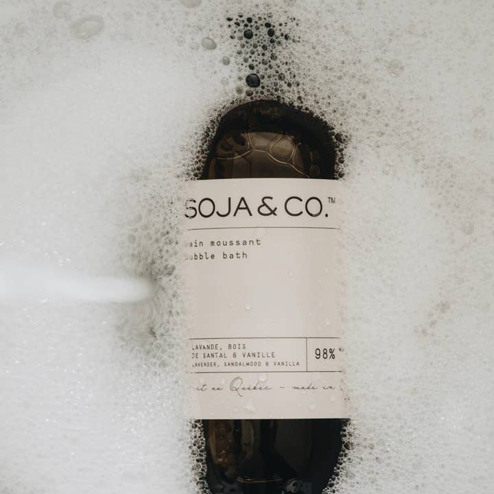SOJA&CO.® - Wholesale Bubble Bath - Bubble Bath | Lavender, Sandalwood & Vanilla