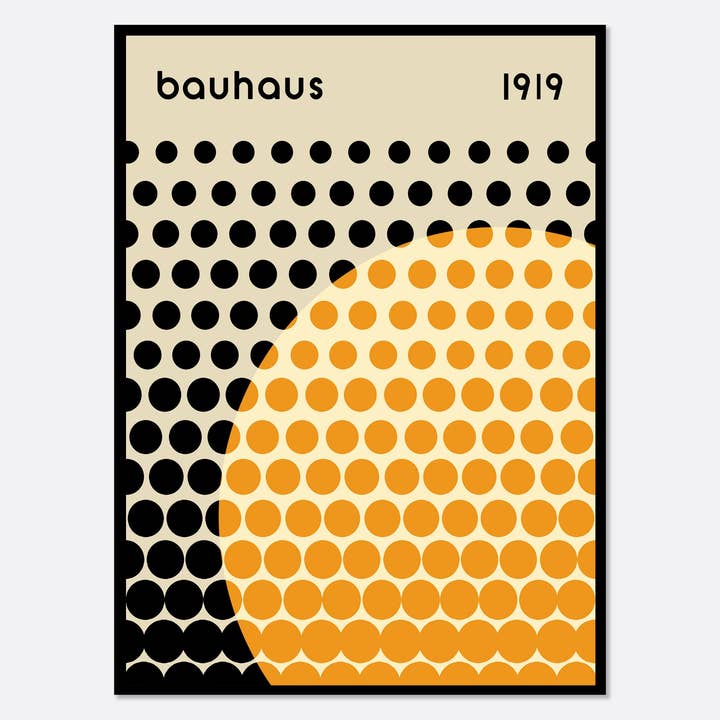 Sugar & Canvas – wholesale Konsttryck – Bauhaus 1919 Geometriska cirklar Konsttryck | Bauhaus Ausstellu