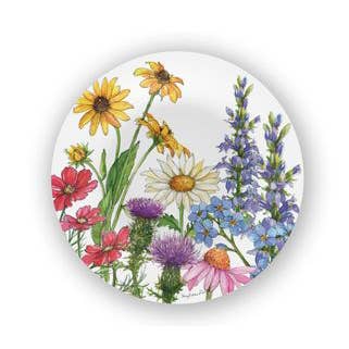 Bamboo Table - Wholesale Dinner Plate - Wildflower Floral Garden Bamboo Dinner Plate1