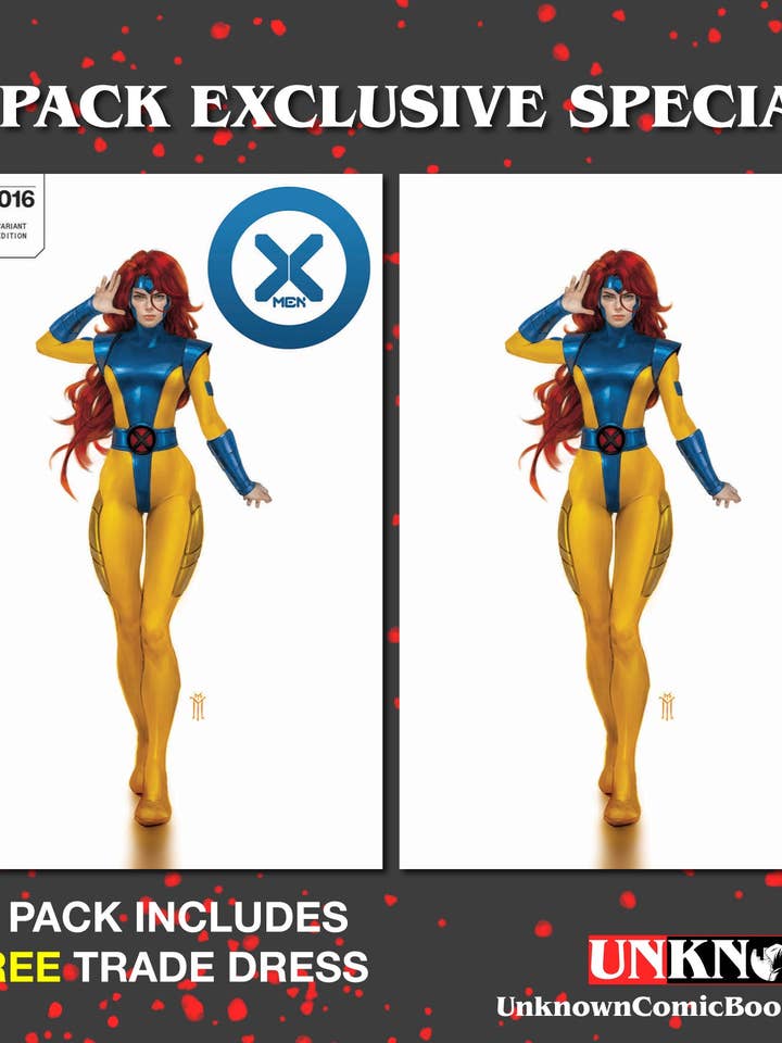 2 PACK **FREE TRADE DRESS** X-MEN #16 UNKNOWN COMICS MIGUEL MERCADO EXCLUSIVE VOGUE VAR (10/19/2022) for wholesale by Unknown Comics