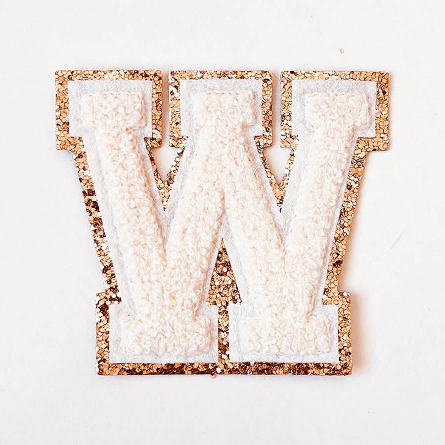 Mimi's Glow Accessories - Wholesale Sticker - Glitter Letters Cream (VE3)21