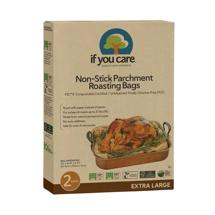 Fsc Certified Non-Stick Parchment Roasting Bags Extra Large for wholesale by If You Care