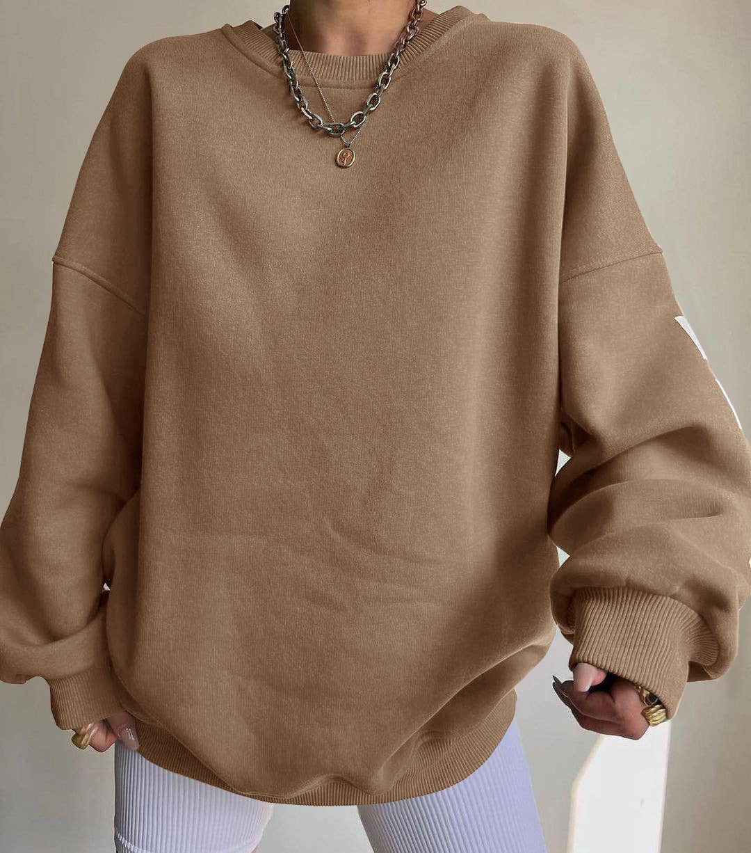 Rosa Clothing - Wholesale Sweatshirt - Women's - Thickened Top Long Sleeve Sweatshirt4