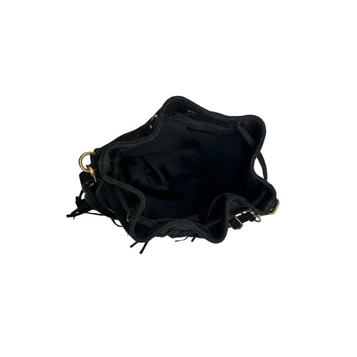 Louisa lee - Wholesale Shoulder Bag - Women's - AURÉLIA SUEDE LEATHER BUCKET BAG2