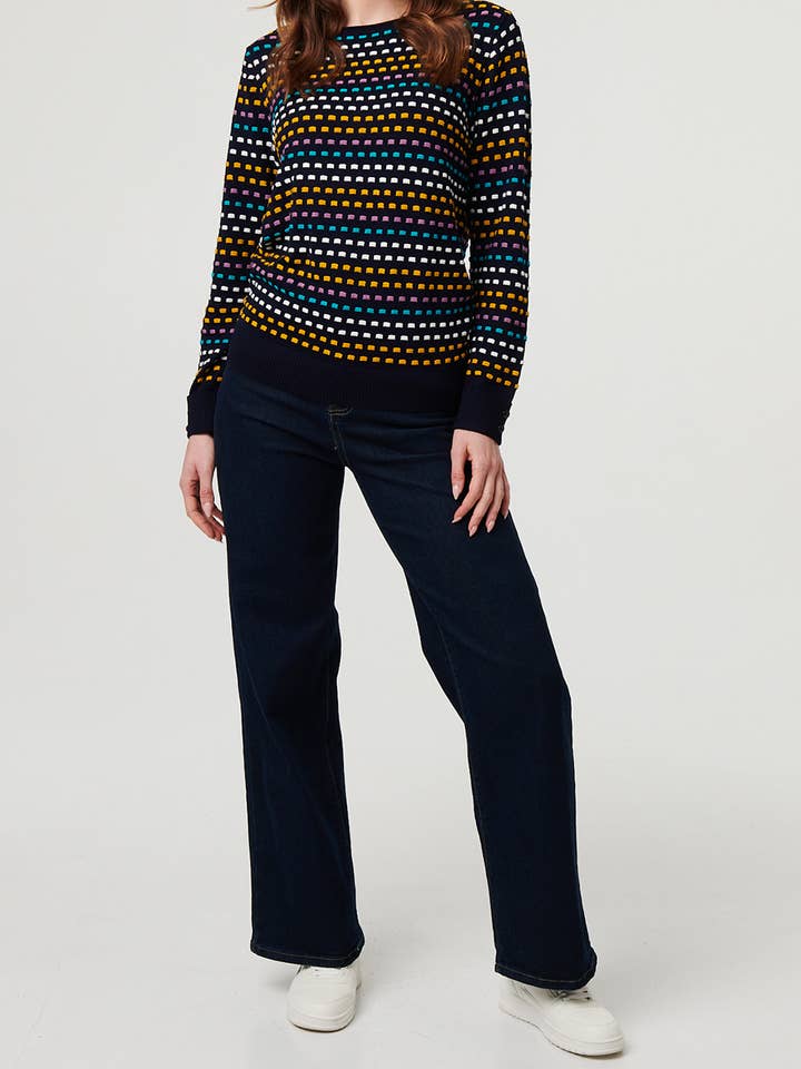 Stripe Texture Long Sleeve Jumper
for wholesale by Stellalondon