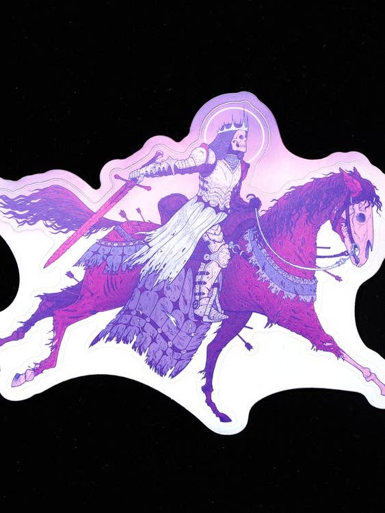 Wraith Rider - Large Sticker for wholesale by Weird Works LLC