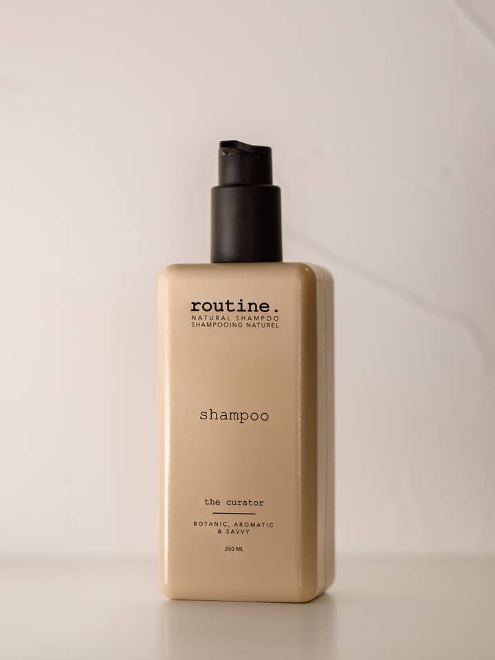 The Curator 350ml Natural Shampoo for wholesale by Routine Natural Beauty