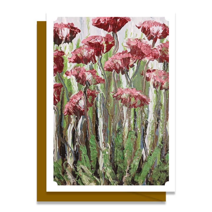 Original Art Blank Greeting Card - Awaiting Spring 16 for wholesale by Cherry Hill Studio