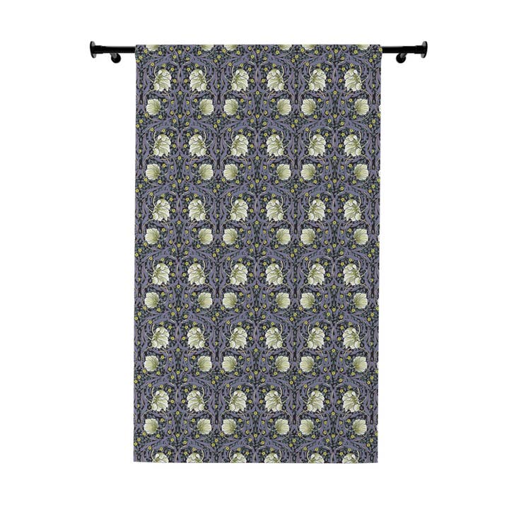 Blackout Window Curtain inspired by William Morris (1 Piece) - Pimpernel Collection (Lavender) for wholesale by Willy Morris Home Emporium