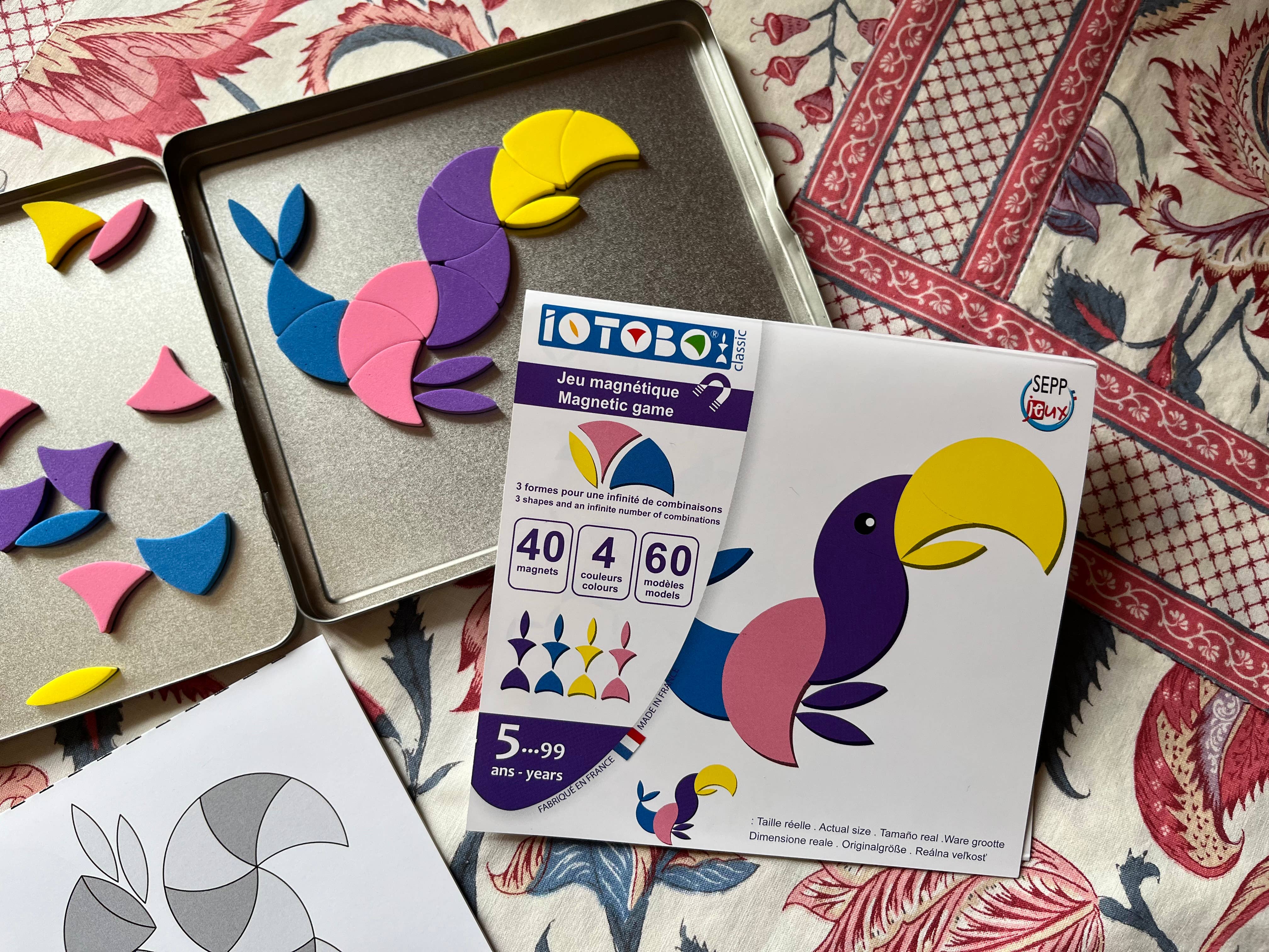 SEPP Jeux - Wholesale Toy Set - Kids - Magnetic travel game for kids: ioTobo Toucan3