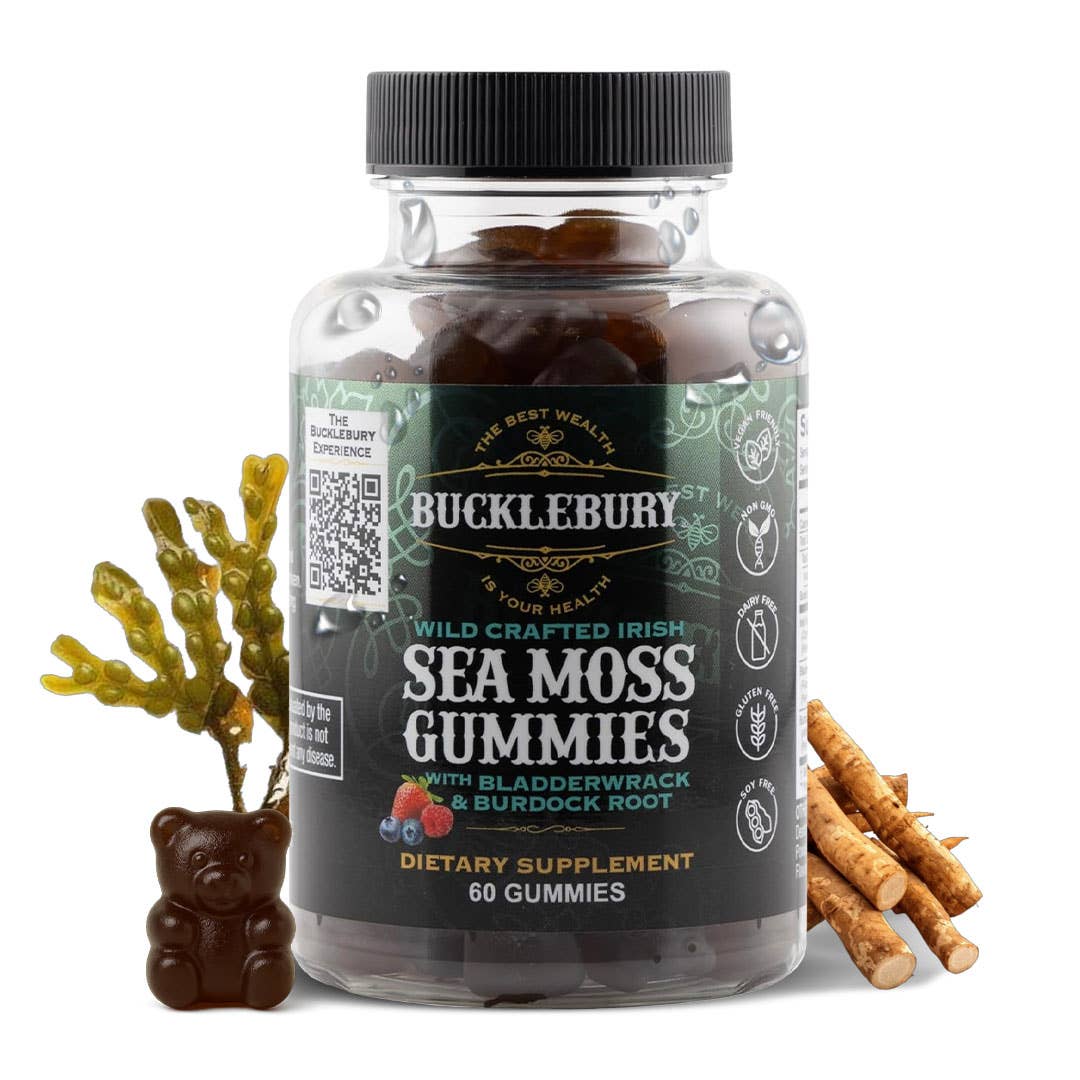 Bucklebury – Engroshandel Kosttilskud og vitaminer – Bucklebury Vilde Udformet Irske Hav Mos Gummies