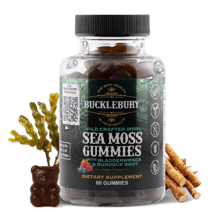Bucklebury – Engroshandel Kosttilskud og vitaminer – Bucklebury Vilde Udformet Irske Hav Mos Gummies0