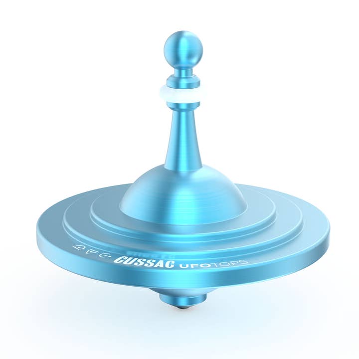 UFO Tops - Wholesale Classic Toy - Kids - Metal Spinning Top inspired by Cussac, France UFO Sighting