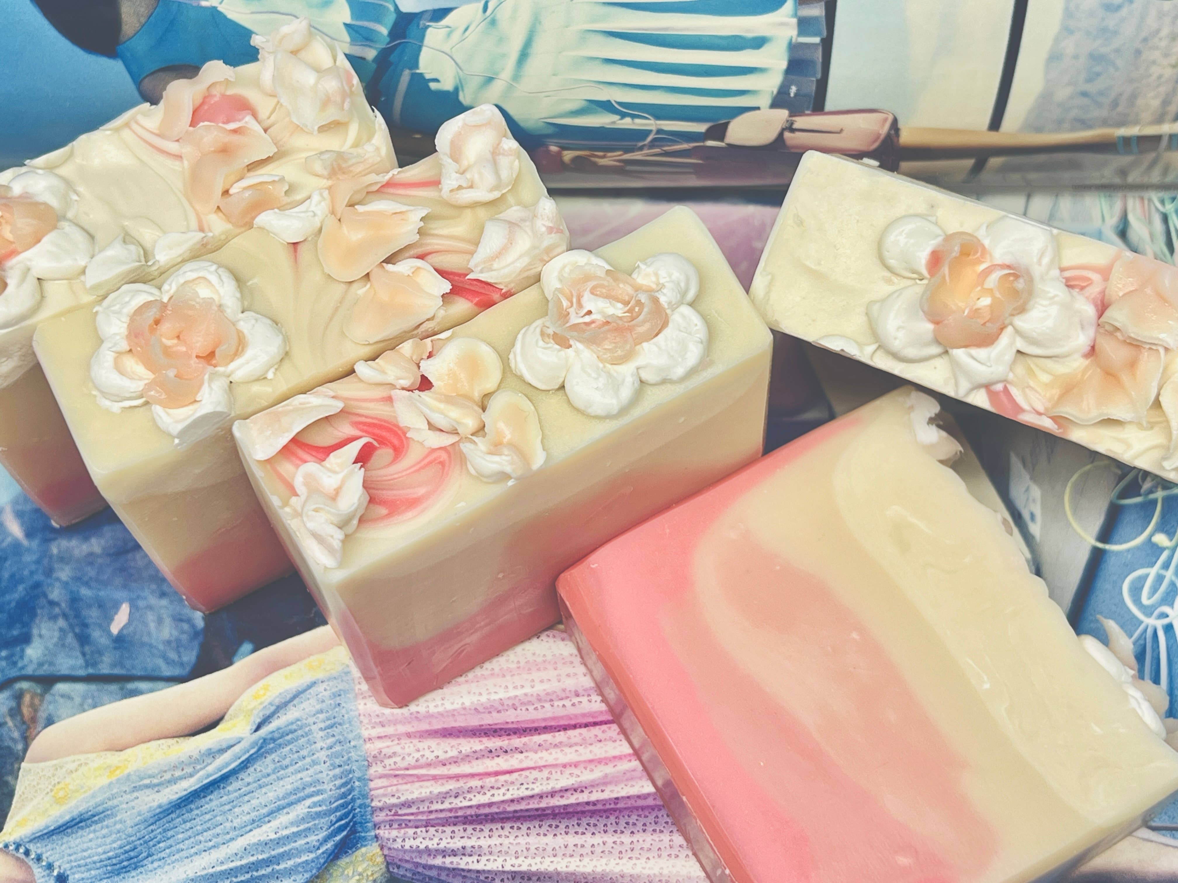 MeiJi & co. - Wholesale Bar Soap - Sakura Bliss Artisan Soap Bars: Japanese Cherry Blossom1