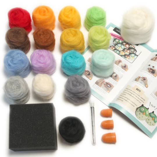 Woolbuddy - Wholesale Craft Sewing Kit - Needle Felting Starter Kit