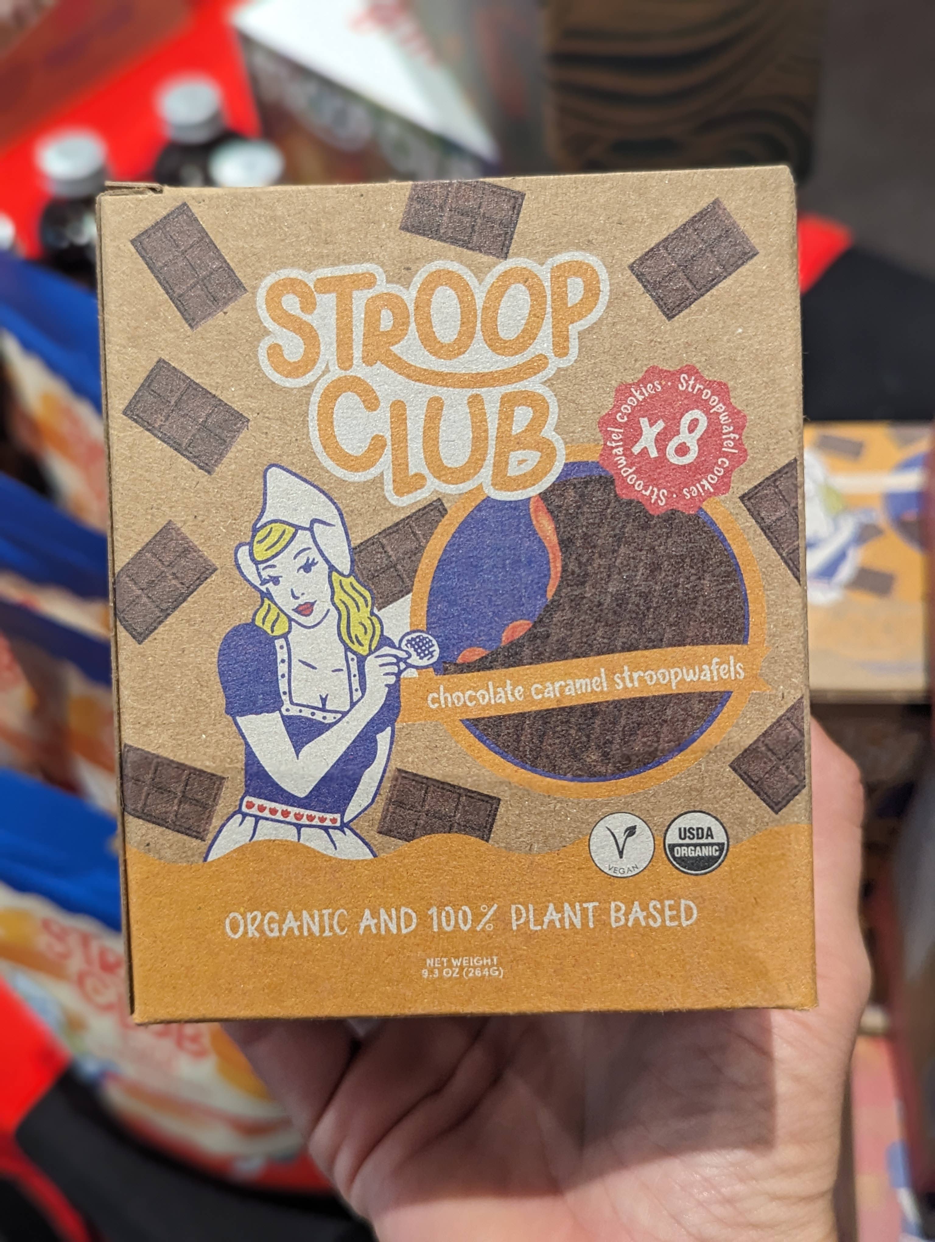 The Stroop Club (UK) – wholesale Biscuit – Chocolate Caramel Organic and Plant Based Stroopwafel 8-pack2
