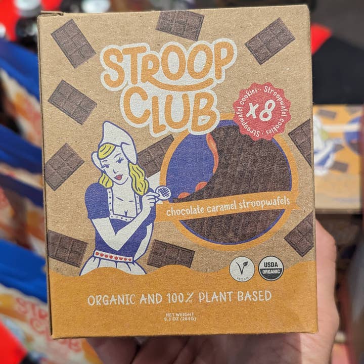 The Stroop Club (UK) – wholesale Biscuit – Chocolate Caramel Organic and Plant Based Stroopwafel 8-pack2