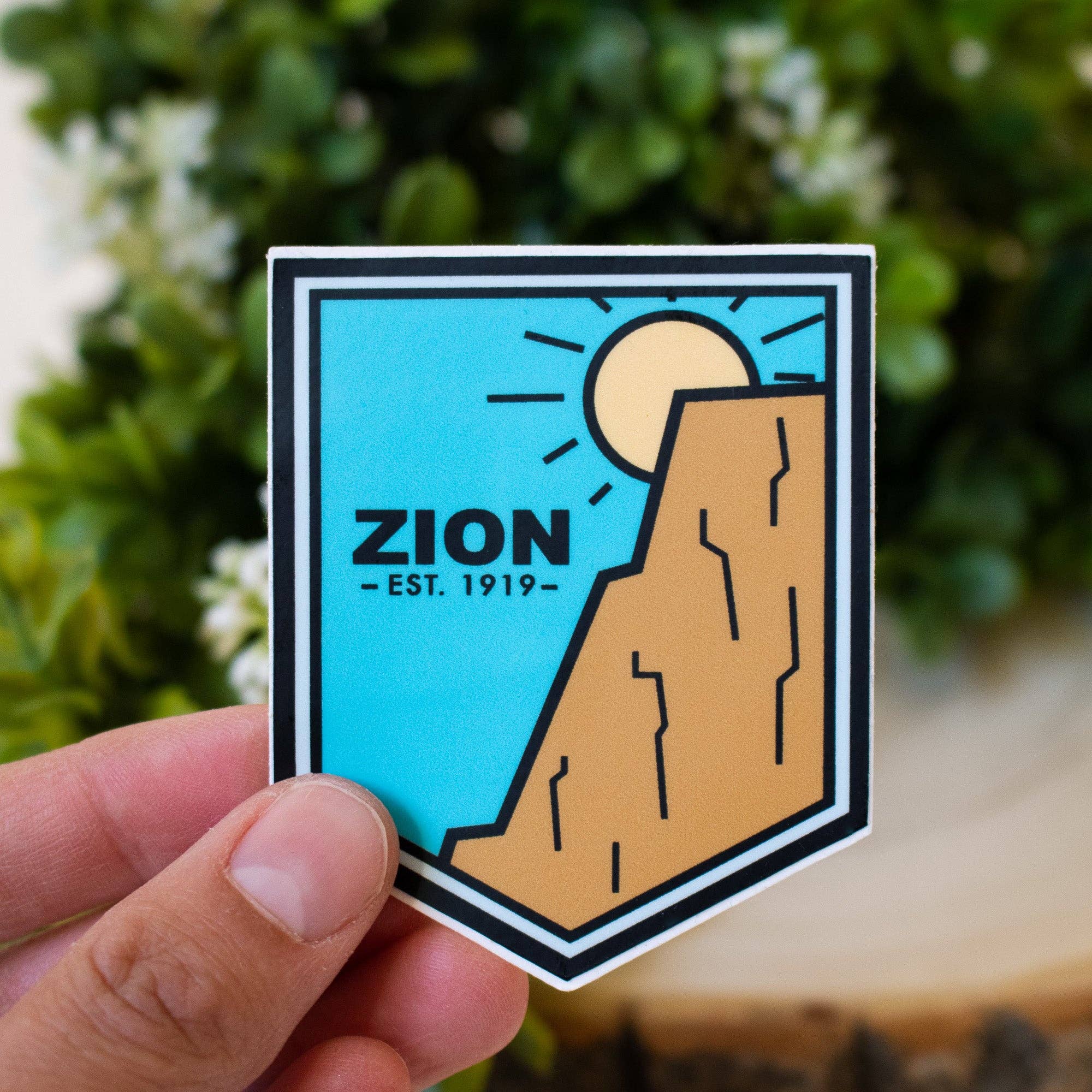 Riley Funk Designs - Vente Autocollant - Journée de Zion | Sticker du parc national de3