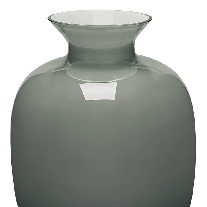 Rialto Large Vase H.30 cm.cased Grey Glass for wholesale by IVV 1952