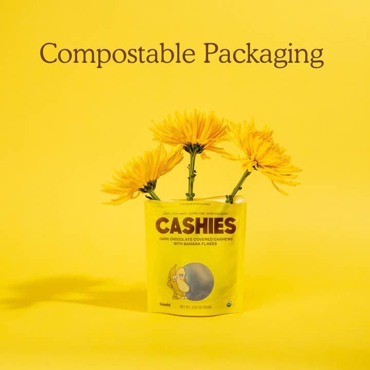 Candid - Wholesale Chocolate-covered sweets - CASHIES — Chocolate covered cashews with banana flakes6